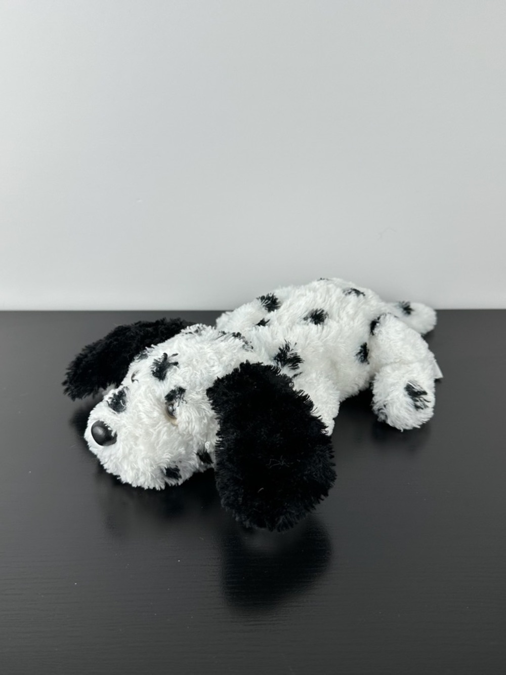 Russ Berrie Punch Dalmatian Puppy Dog 8” Black & White Plush Stuffed Animal
